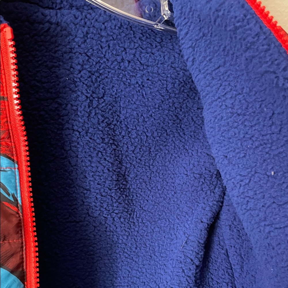 Spider-Man Boys Youth Reversible Jacket Blue Red - Size: 2T, /Z11 - Picture 3 of 8